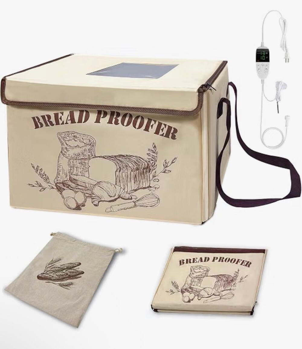 Large Folding Bread Proofing Box 43L Dough Proofer & Starter Warmer NIB